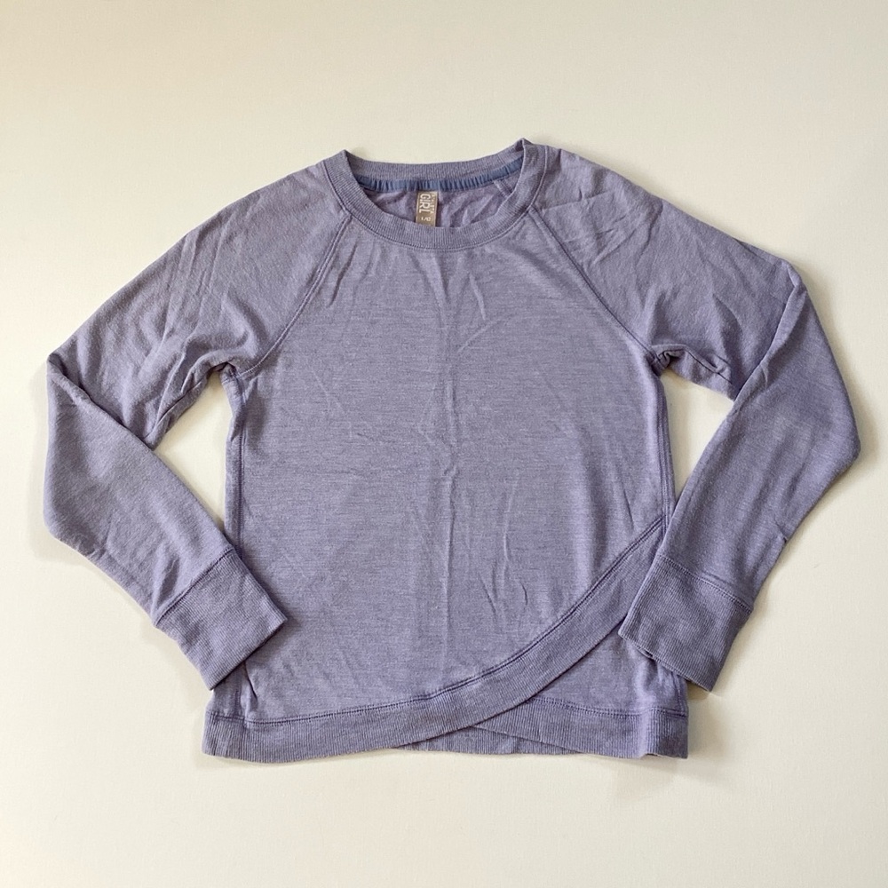 Athleta Girl Lavender Cross Over Top